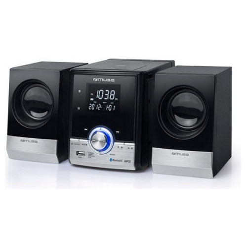 MUSE M-38 BT BLACK / MICROCADENA 20W CON ALTAVOCES